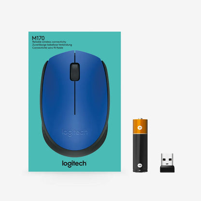 Logitech M171 Wireless Mouse Blue and Black - iDesign Communications