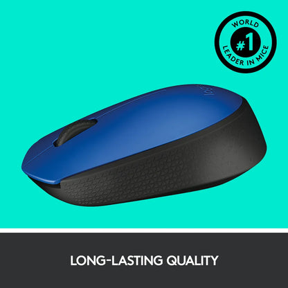 Logitech M171 Wireless Mouse Blue and Black - iDesign Communications