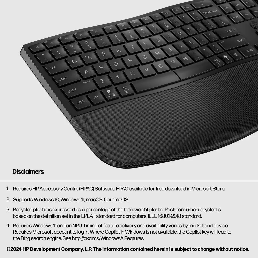 HP 685 Comfort Dual-Mode Keyboard Black - iDesign Communications