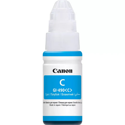 Canon GI-490C Cyan Printer Ink Cartridge Original - iDesign Communications