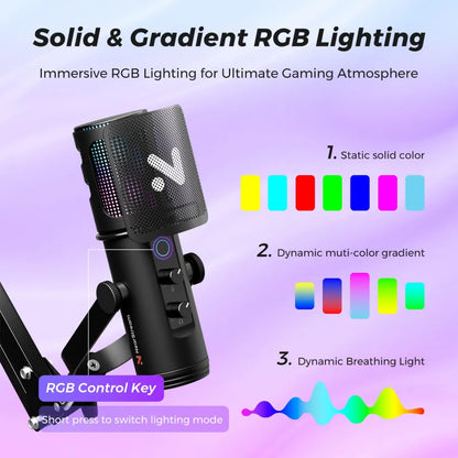 NearStream AM30U: AI Noise-Canceling USB Condenser Microphone Boom Arm Kit - iDesign Communications