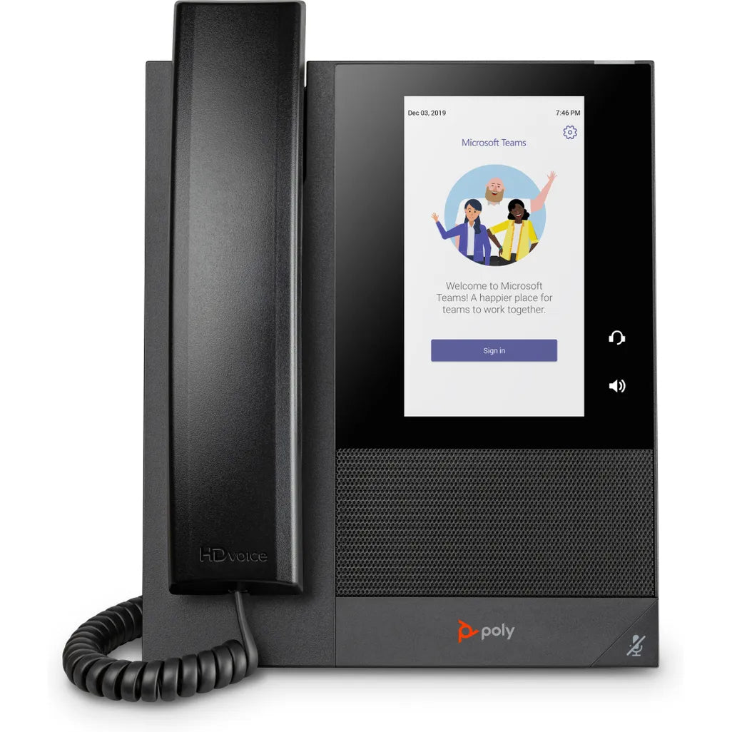 Poly CCX 400 Business Media Phone for Microsoft Teams and PoE-enabled - iDesign Communications
