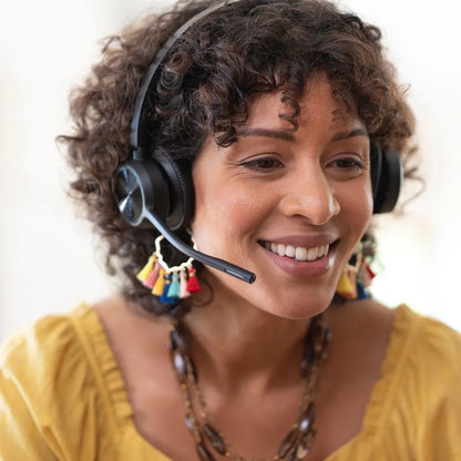Poly Voyager 4320 Stereo USB-A Wireless Headset with BT700 Dongle - iDesign Communications