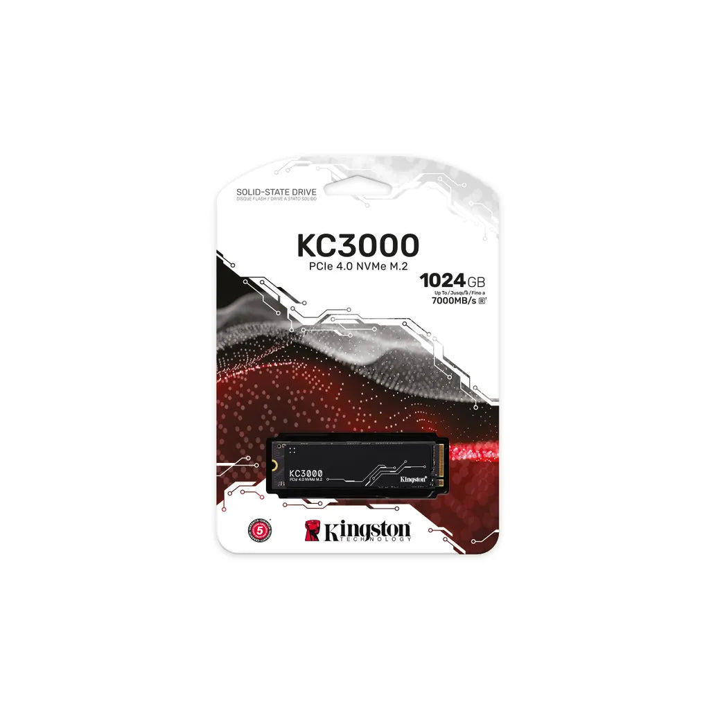 Kingston KC3000 1TB M.2 2280 NVMe Internal SSD - iDesign Communications