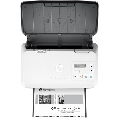HP ScanJet Enterprise Flow 7000 s3 Up To 75 ppm 600 x 600 dpi A4 Sheet-fed Scanner - iDesign Communications