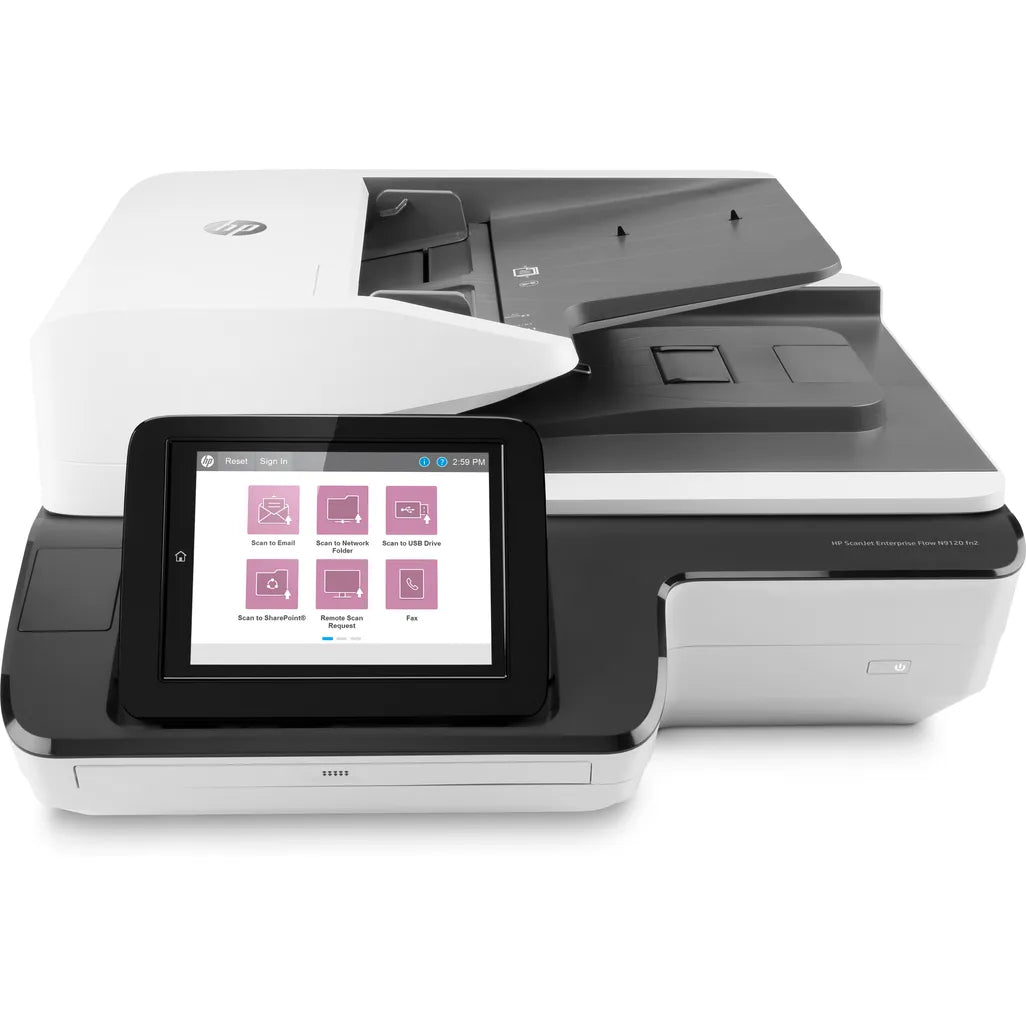 HP ScanJet Enterprise Flow N9120 fn2 Up To 120 ppm 600 x 600 dpi A3 Flatbed and ADF Scanner - iDesign Communications