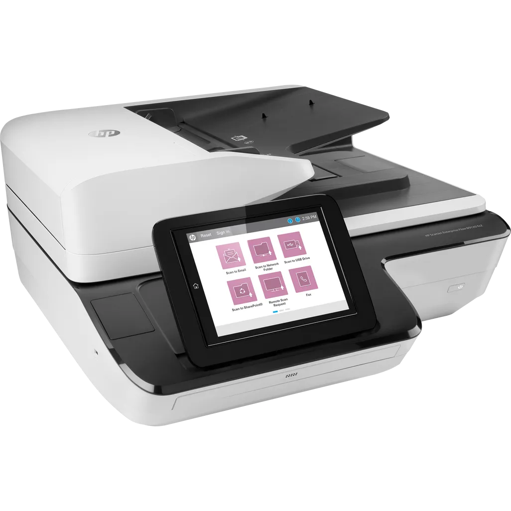 HP ScanJet Enterprise Flow N9120 fn2 Up To 120 ppm 600 x 600 dpi A3 Flatbed and ADF Scanner - iDesign Communications