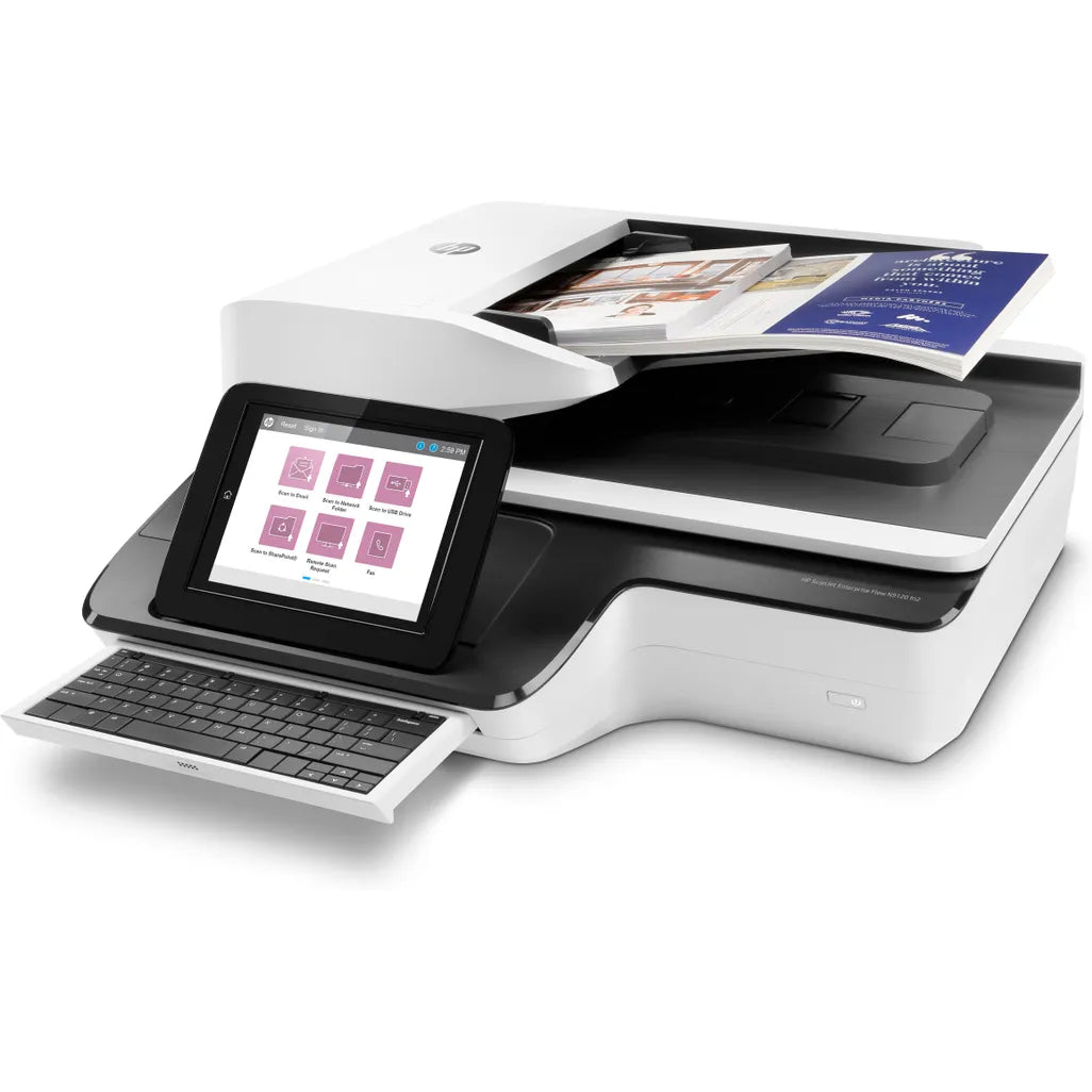 HP ScanJet Enterprise Flow N9120 fn2 Up To 120 ppm 600 x 600 dpi A3 Flatbed and ADF Scanner - iDesign Communications