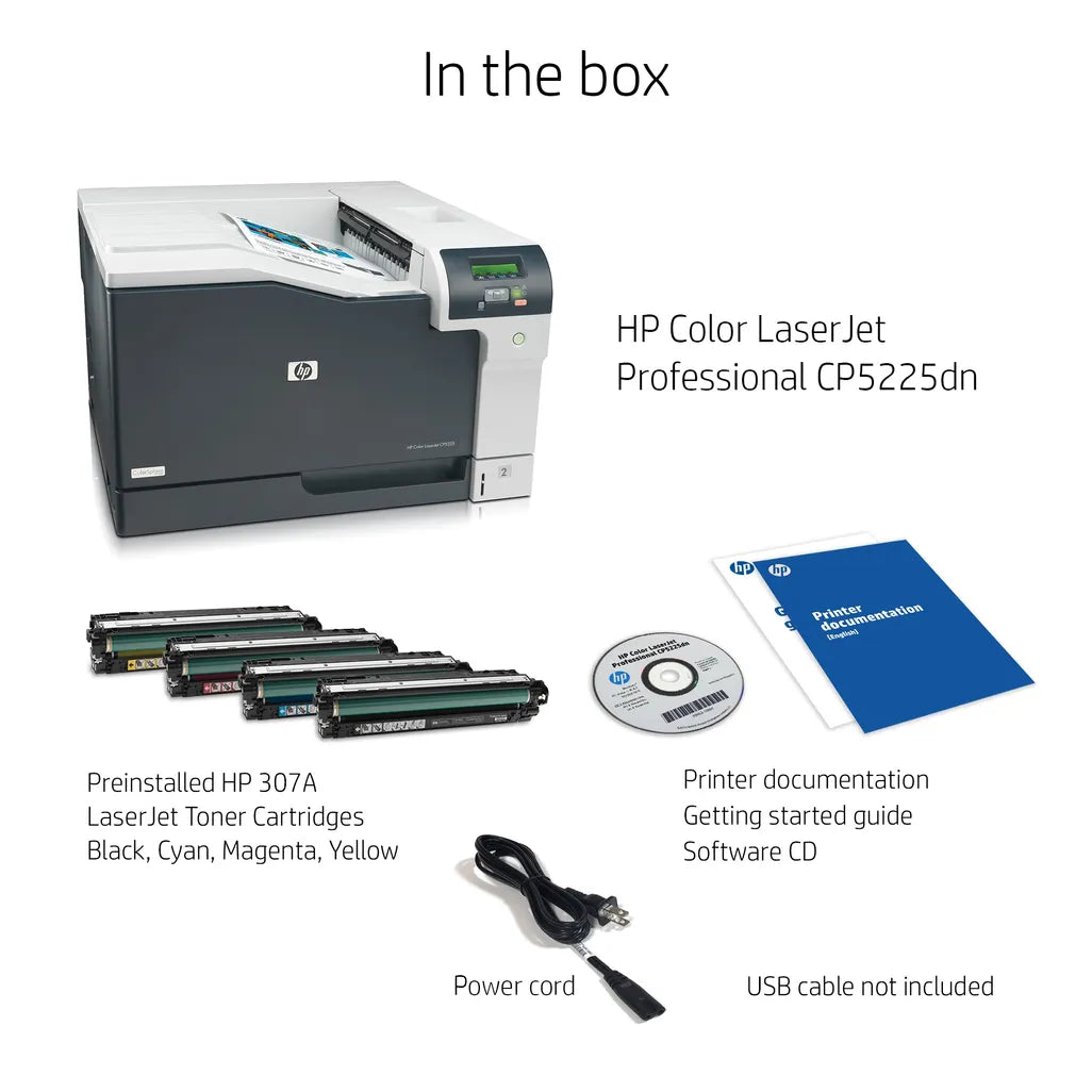 HP LaserJet Professional CP5225DN A3 Colour Laser Printer - iDesign Communications