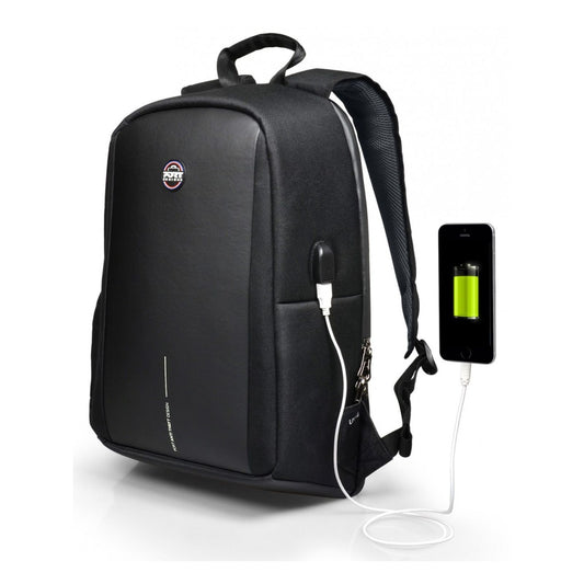 Port Chicago Evo Black 15.6" Backpack - iDesign Communications