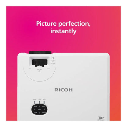 Ricoh PJ WXL5860 4700 ANSI Lumens DLP Compact Laser Projector White - iDesign Communications