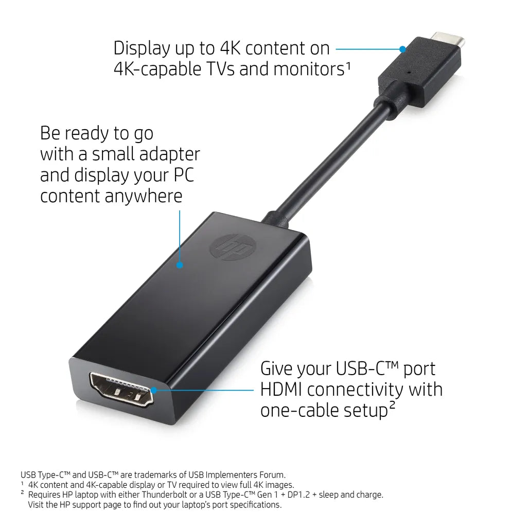 HP USB-C to HDMI 2.0 Adapter - iDesign Communications