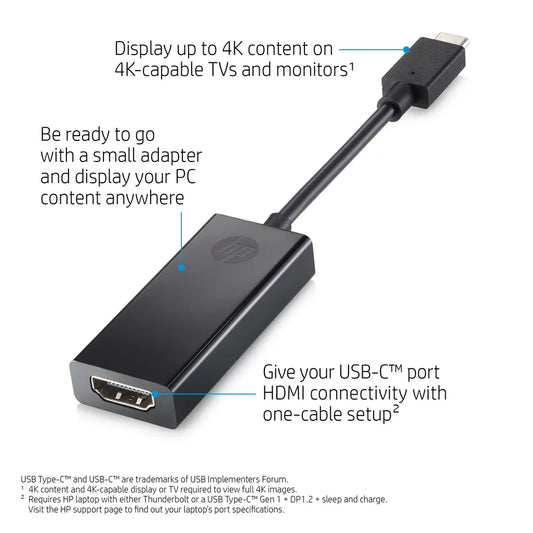 HP USB-C to HDMI 2.0 Adapter - iDesign Communications