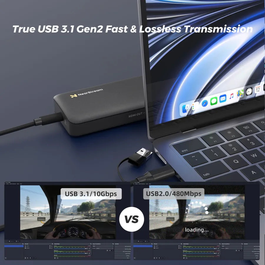 NearStream CCD30: Premium Ultra Low Latency 4K USB-C 3.1 Capture Card - iDesign Communications