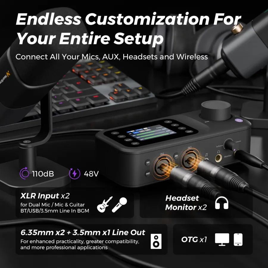 NearStream AMIX40U: All In One Portable Audio Mixer - iDesign Communications