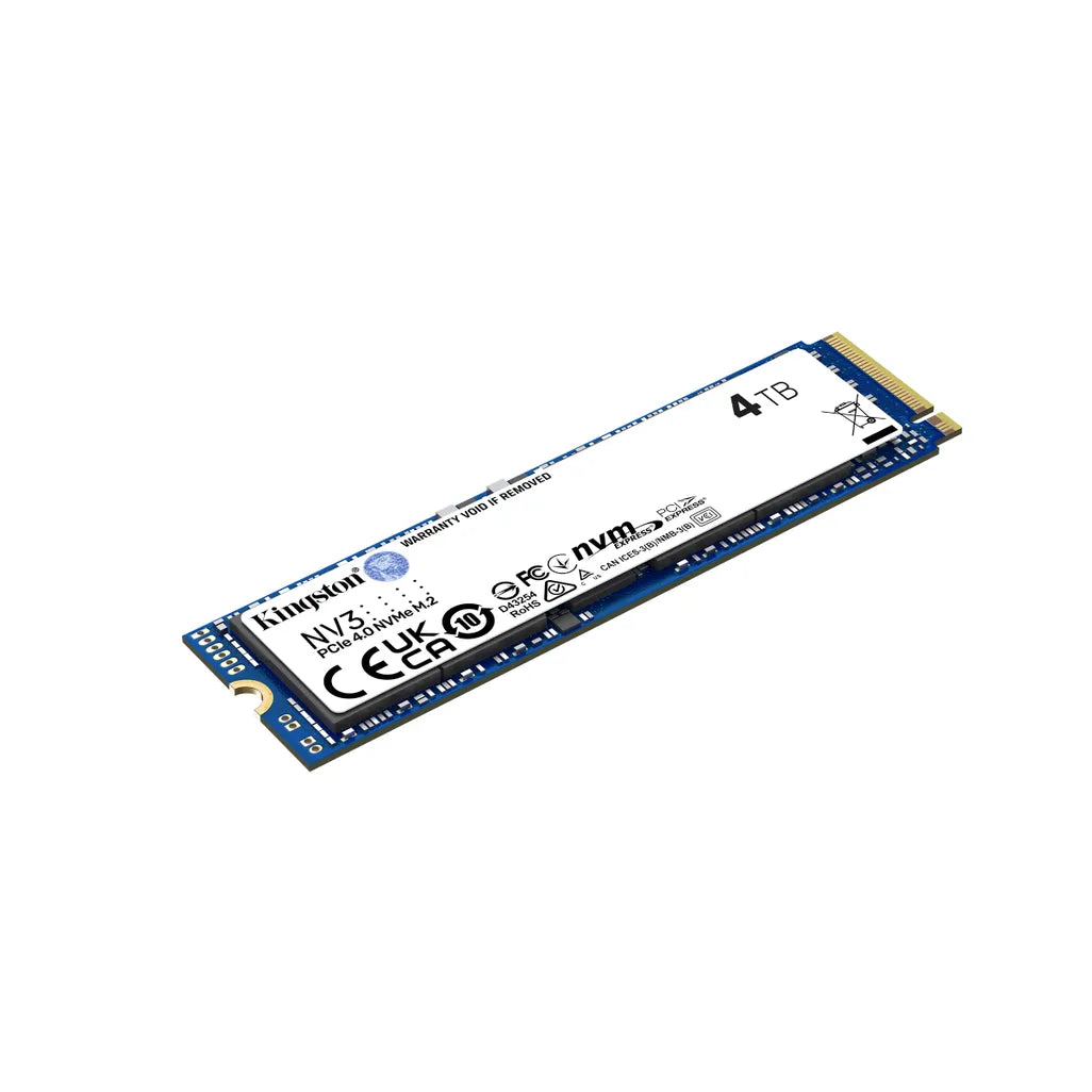 Kingston NV3 M.2 4TB PCIe 4.0 NVMe Internal SSD - iDesign Communications