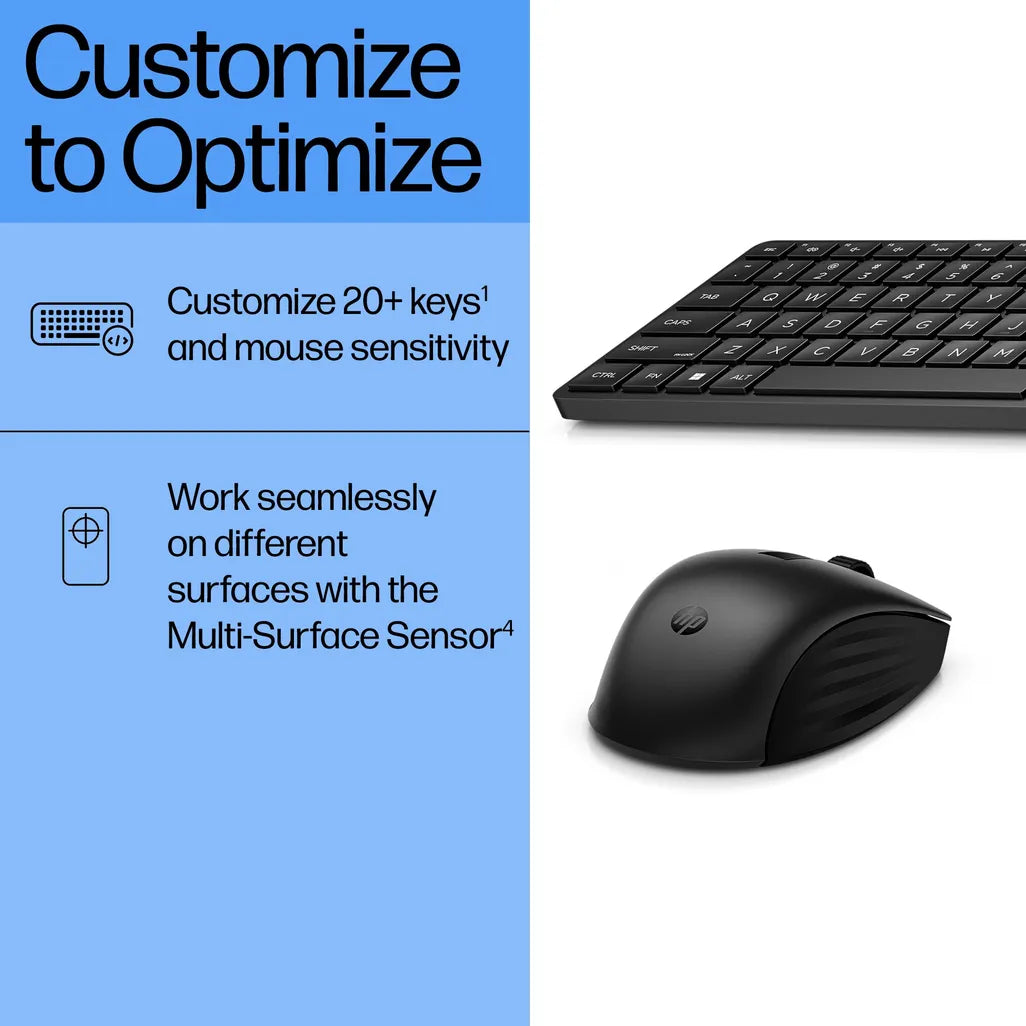 HP 655 Wireless Keyboard and Mouse Combo - iDesign Communications
