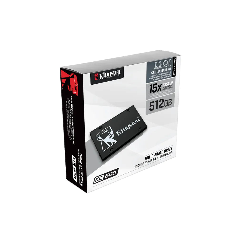 Kingston KC600 2.5-inch 512GB Serial ATA III 3D TLC Internal SSD - iDesign Communications