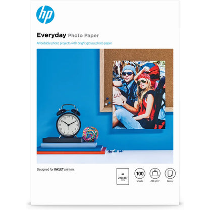 HP Everyday Glossy Photo Paper - 100 Sheets A4 200gsm - iDesign Communications