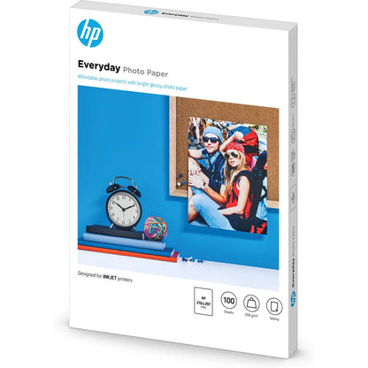 HP Everyday Glossy Photo Paper - 100 Sheets A4 200gsm - iDesign Communications