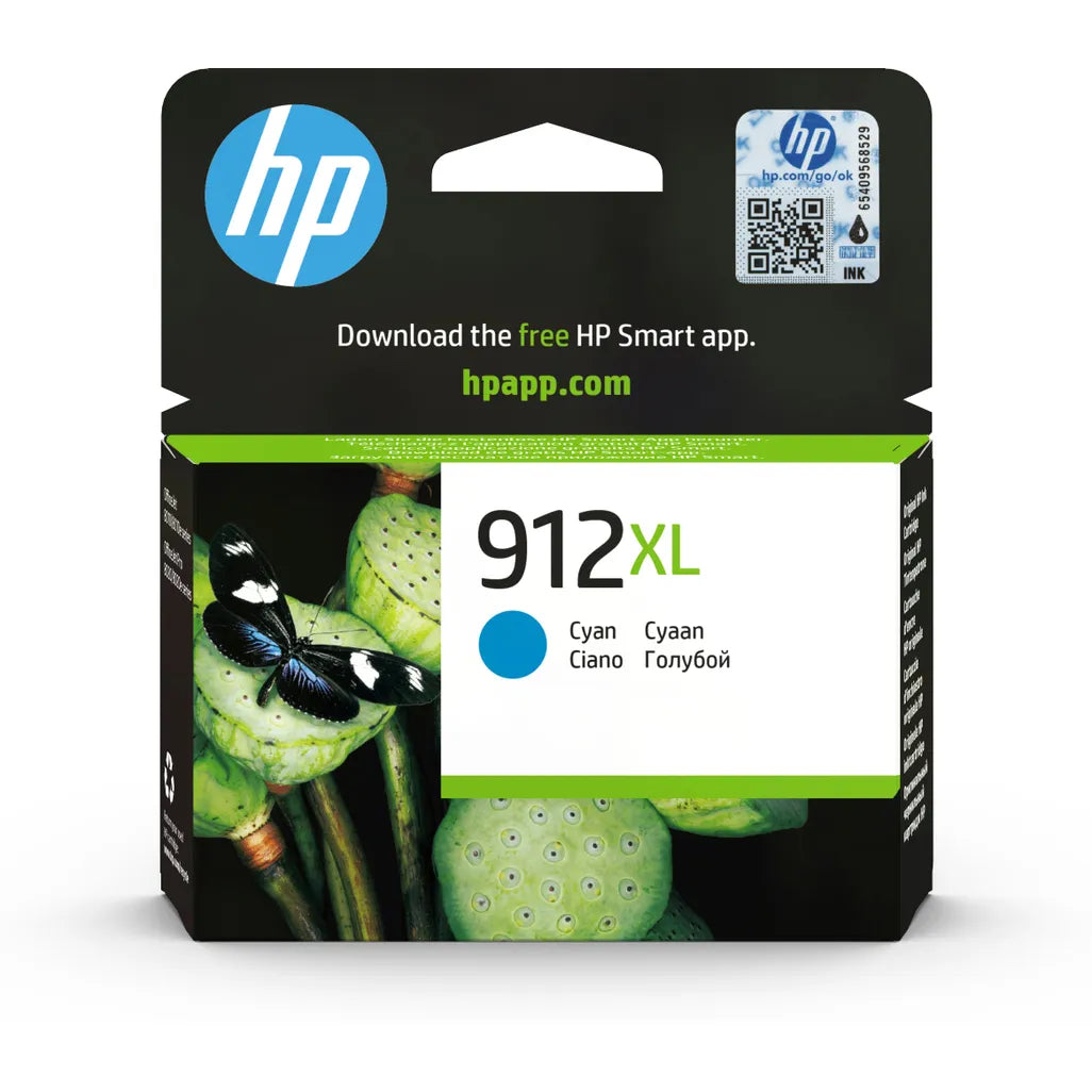 HP 912XL Cyan High Yield Printer Ink Cartridge Original - iDesign Communications