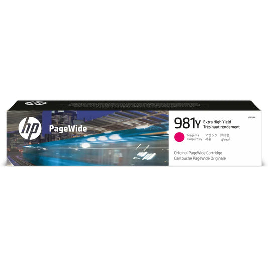 HP 981Y PageWide Magenta High Yield Printer Ink Cartridge Original - iDesign Communications