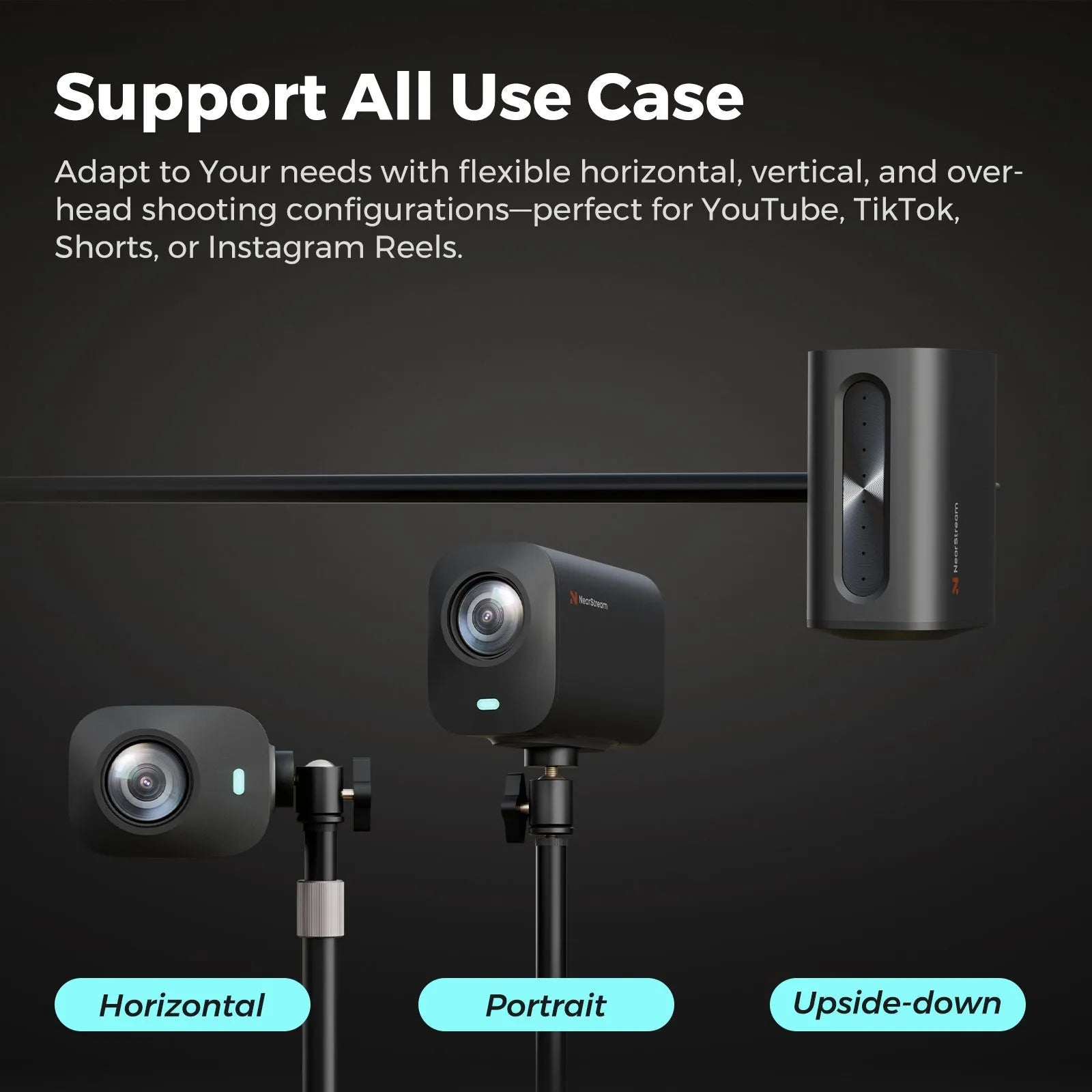 NearStream VM20: 4K AI Noise-Canceling Streaming Camera - iDesign Communications