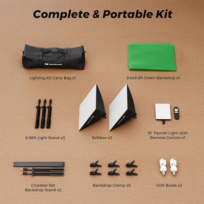 NearStream VK40: Professional Photography Lighting Kit - iDesign Communications