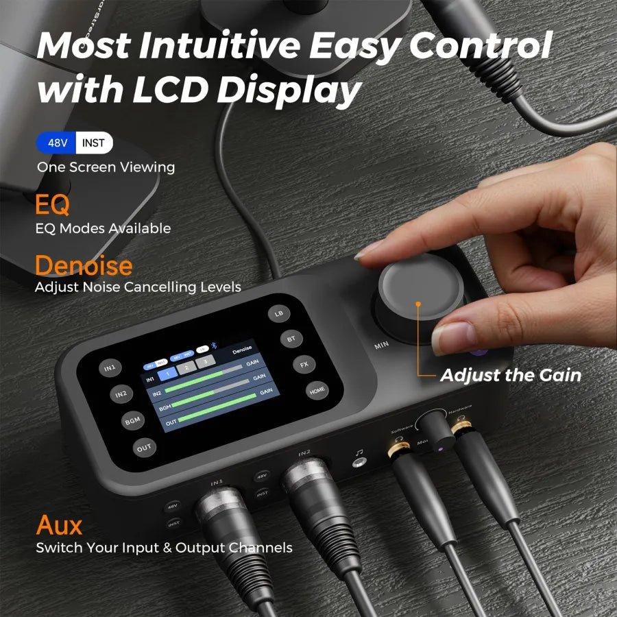 NearStream AMIX40U: All In One Portable Audio Mixer - iDesign Communications