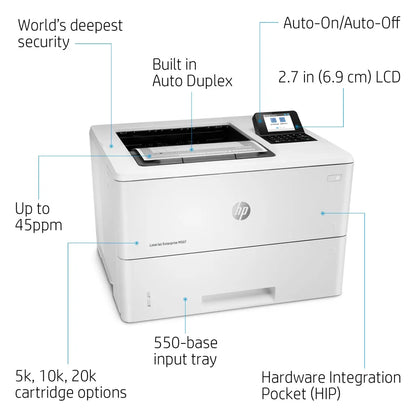 HP LaserJet Enterprise M507dn Mono A4 Duplex Laser Printer - iDesign Communications