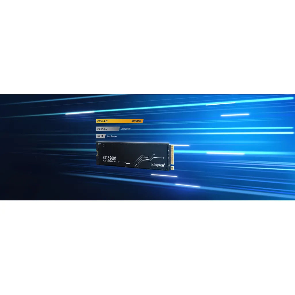 Kingston KC3000 1TB M.2 2280 NVMe Internal SSD - iDesign Communications