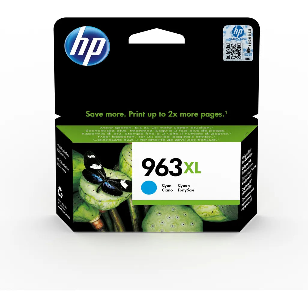 HP 963XL Cyan High Yield Printer Ink Cartridge Original - iDesign Communications