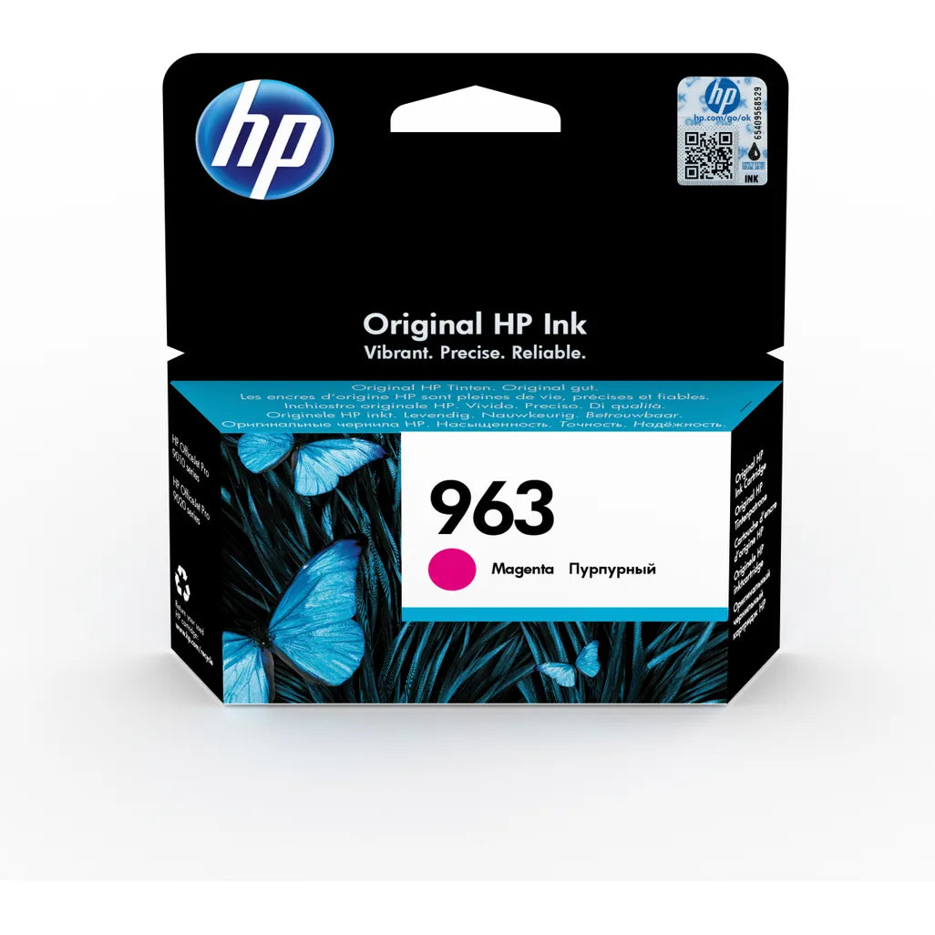 HP 963 Magenta Standard Yield Printer Ink Cartridge Original - iDesign Communications
