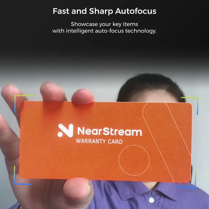NearStream V08AF: 4K AI Noise-Canceling & AI Framing Webcam - iDesign Communications