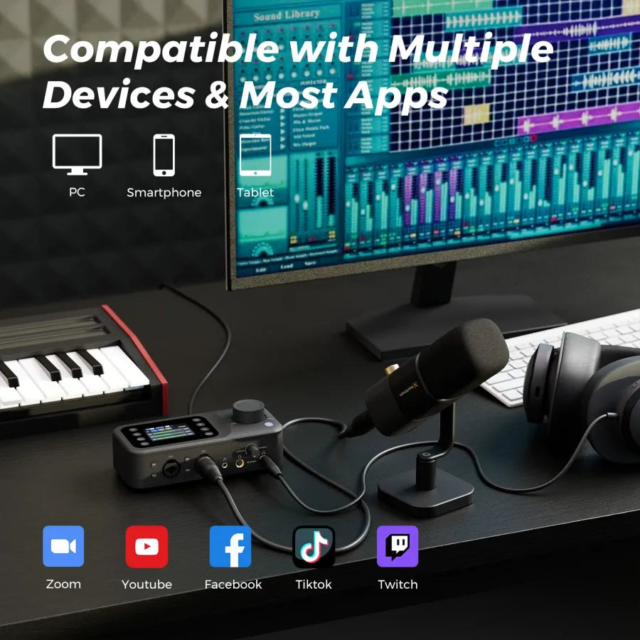 NearStream AMIX40U: All In One Portable Audio Mixer - iDesign Communications