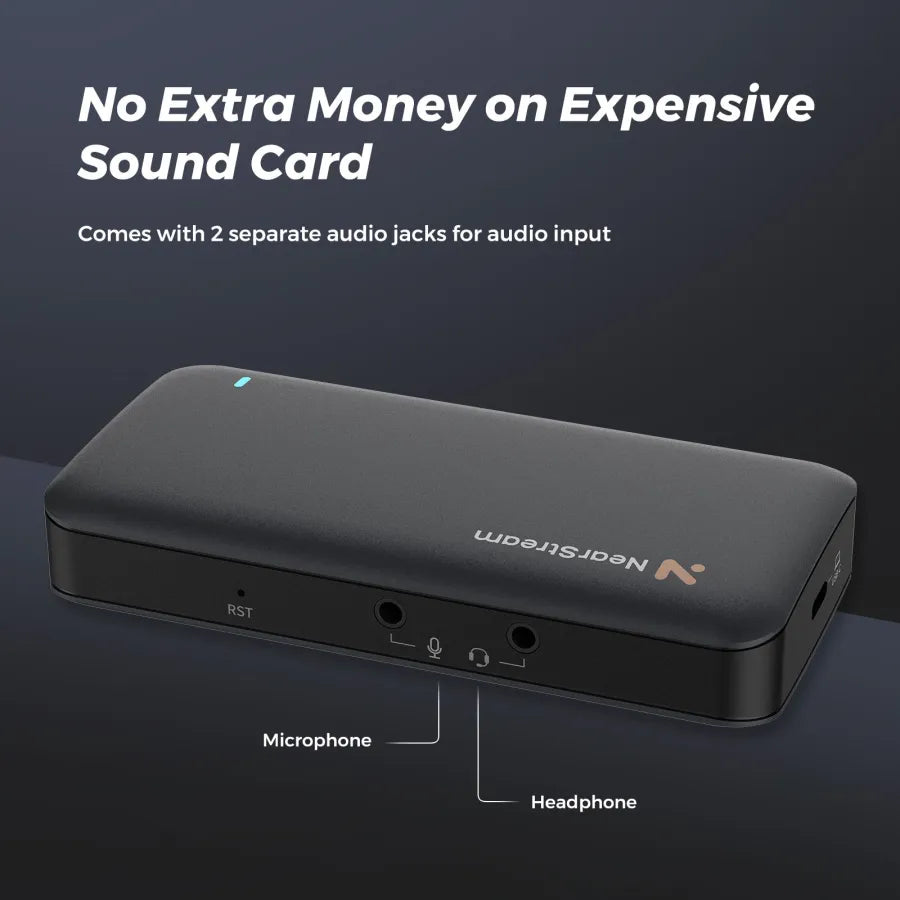 NearStream CCD10: Ultra Low Latency 1080P USB-C 3.0 Capture Card - iDesign Communications