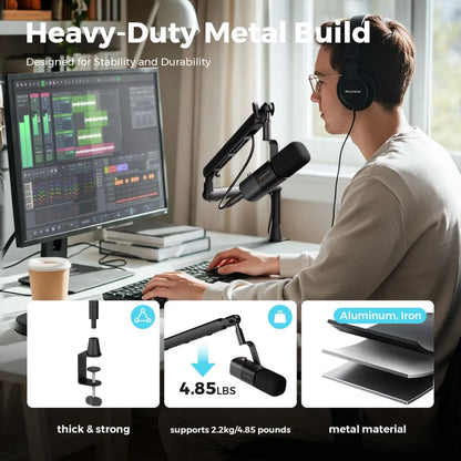 NearStream ST20 Microphone Boom Arm Desktop Stand - iDesign Communications