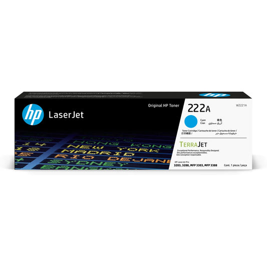 HP 222A Cyan Toner Cartridge Original - iDesign Communications