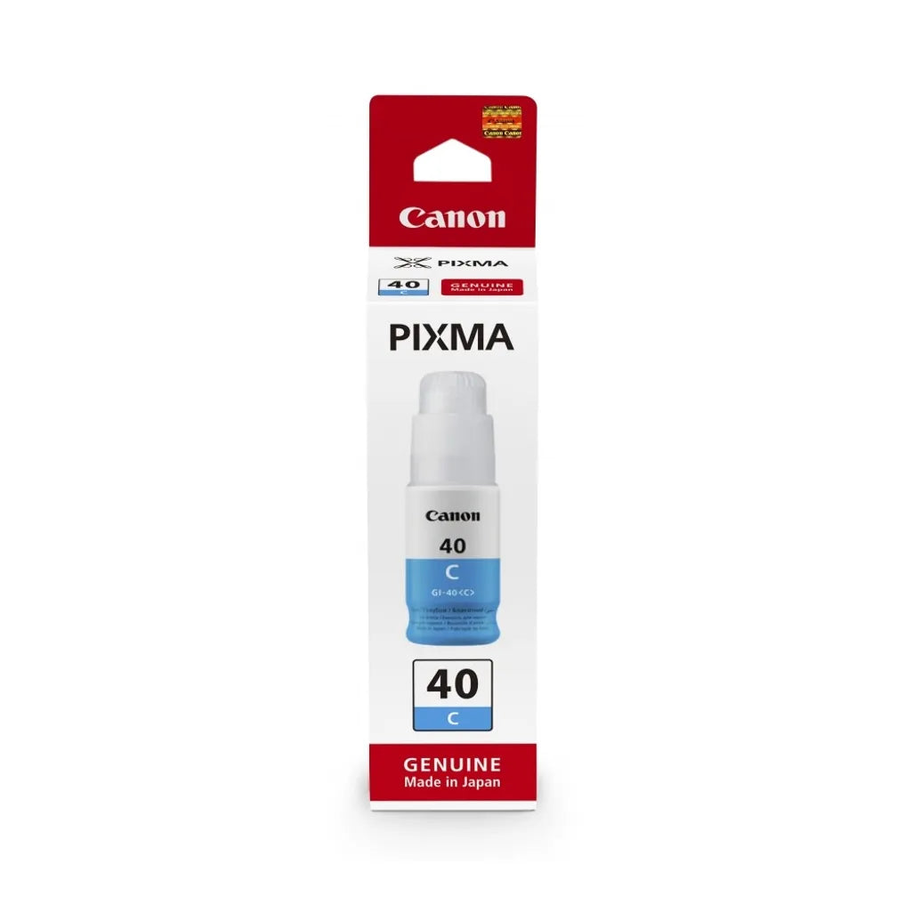 Canon GI-40 Cyan Printer Ink Bottle Original - iDesign Communications