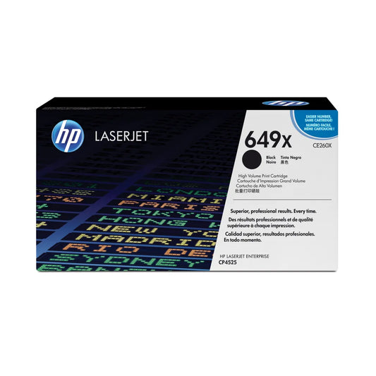 HP 649X Black Toner Cartridge 17,000 Pages Original - iDesign Communications