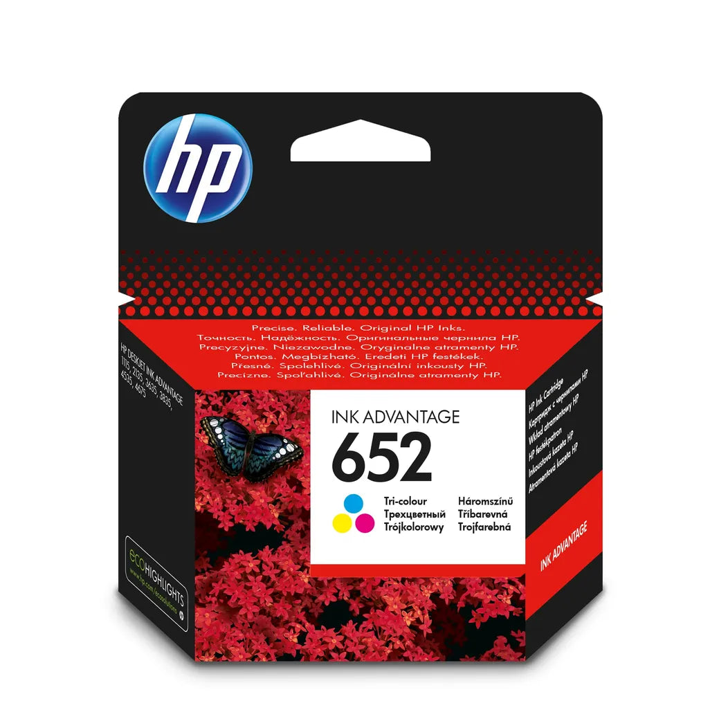 HP 652 Ink Advantage Tri-Colour Printer Cartridge - iDesign Communications