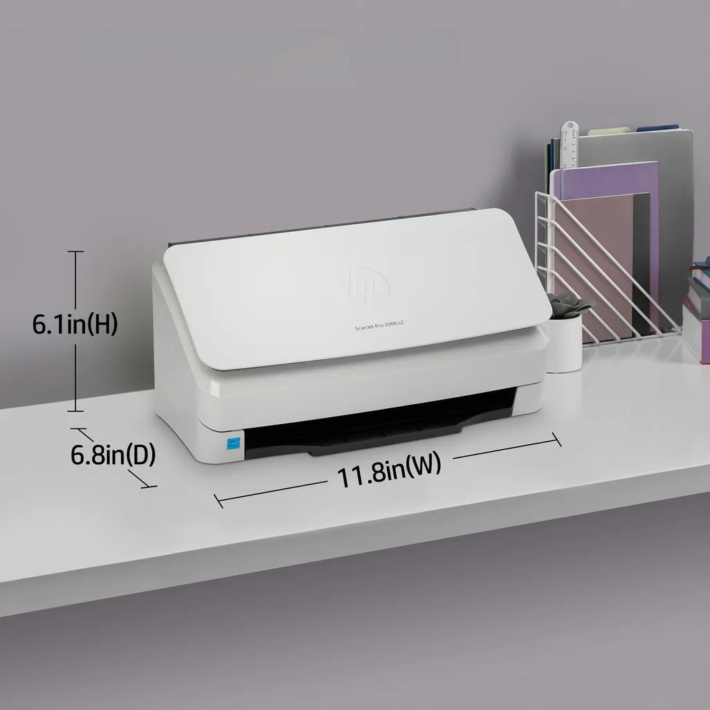 HP ScanJet Pro 2000 s2 Up to 35 ppm 600 x 600 dpi A4 Sheet-fed Scanner - iDesign Communications
