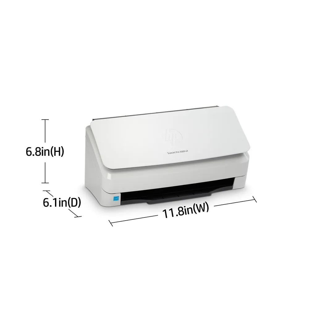 HP ScanJet Pro 3000 s4 Up to 40 ppm 600 x 600 dpi A4 Sheet-fed Scanner - iDesign Communications
