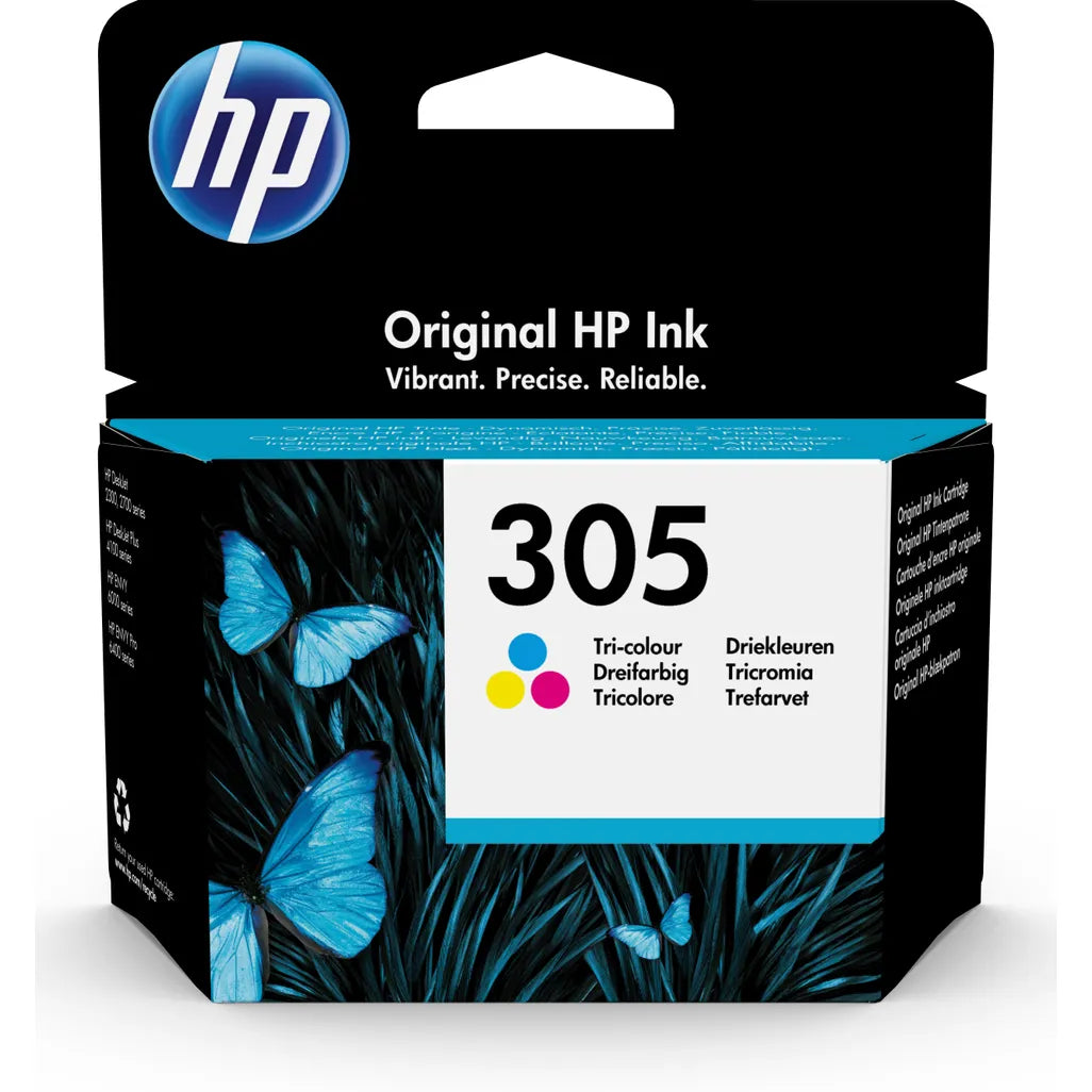HP 305 Cyan Magenta Yellow Standard Yield Printer Ink Cartridge - iDesign Communications