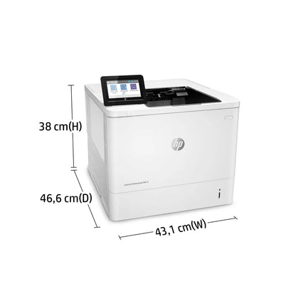 HP LaserJet Enterprise M612dn Mono A4 Duplex Laser Printer - iDesign Communications