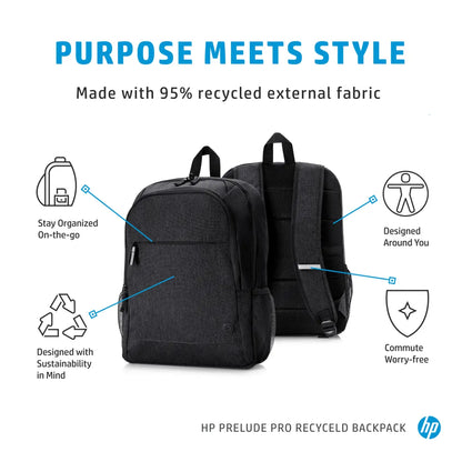 HP Prelude Pro 15.6-inch Recycled Backpack - iDesign Communications