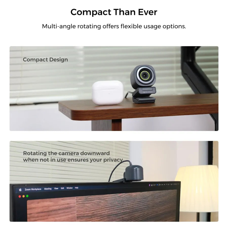NearStream V02AF:1080P FHD AI Noise-Canceling Webcam - iDesign Communications