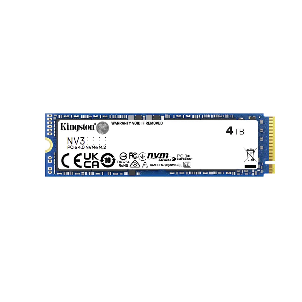 Kingston NV3 M.2 4TB PCIe 4.0 NVMe Internal SSD - iDesign Communications