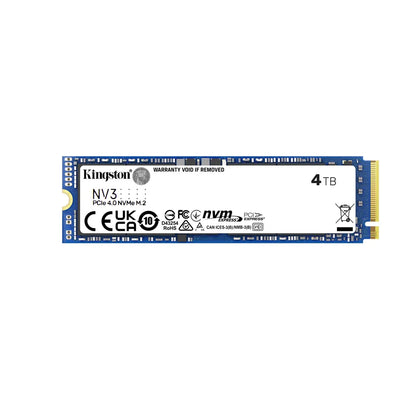 Kingston NV3 M.2 4TB PCIe 4.0 NVMe Internal SSD - iDesign Communications