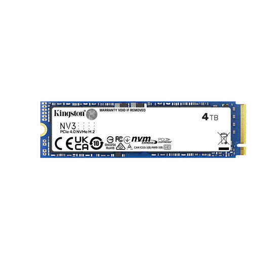 Kingston NV3 M.2 4TB PCIe 4.0 NVMe Internal SSD - iDesign Communications